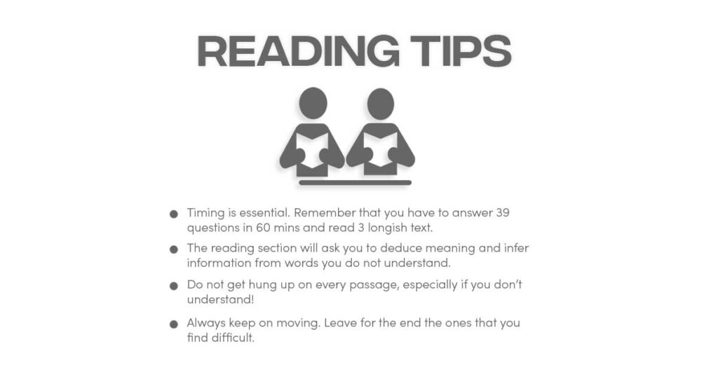 TOEFL Reading tips