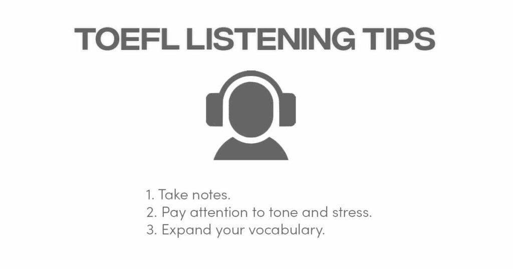 Tips for listening test